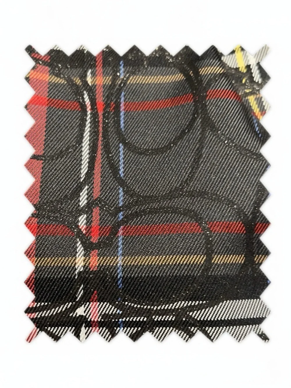 Coach Black and Red Plaid Tartan Signature Crossbody